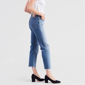 Levi's Wedgie Straight Two-Toned Jeans